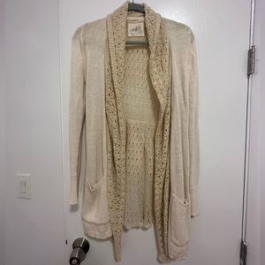 Anthropologie Angel of the North Sweater